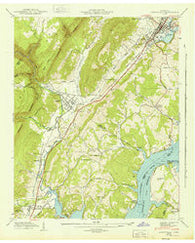 Graysville Tennessee Historical topographic map, 1:24000 scale, 7.5 X 7.5 Minute, Year 1943