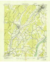 Graysville Tennessee Historical topographic map, 1:24000 scale, 7.5 X 7.5 Minute, Year 1935