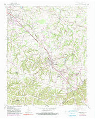 Greenbrier Tennessee Historical topographic map, 1:24000 scale, 7.5 X 7.5 Minute, Year 1961