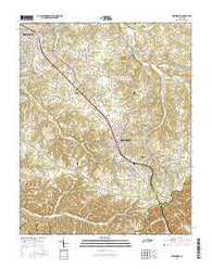 Greenbrier Tennessee Current topographic map, 1:24000 scale, 7.5 X 7.5 Minute, Year 2016