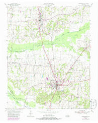 Greenfield Tennessee Historical topographic map, 1:24000 scale, 7.5 X 7.5 Minute, Year 1954