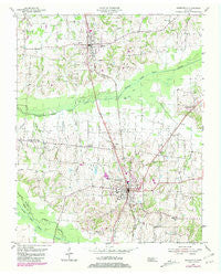 Greenfield Tennessee Historical topographic map, 1:24000 scale, 7.5 X 7.5 Minute, Year 1954