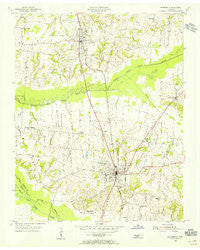 Greenfield Tennessee Historical topographic map, 1:24000 scale, 7.5 X 7.5 Minute, Year 1954