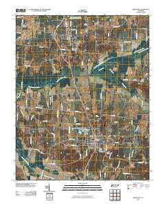 Greenfield Tennessee Historical topographic map, 1:24000 scale, 7.5 X 7.5 Minute, Year 2010
