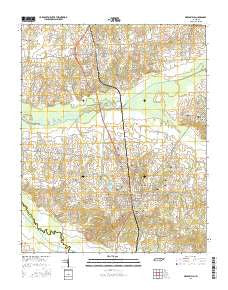 Greenfield Tennessee Current topographic map, 1:24000 scale, 7.5 X 7.5 Minute, Year 2016