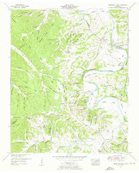Greenfield Bend Tennessee Historical topographic map, 1:24000 scale, 7.5 X 7.5 Minute, Year 1951
