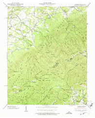 Greystone Tennessee Historical topographic map, 1:24000 scale, 7.5 X 7.5 Minute, Year 1939