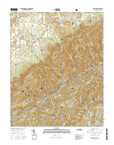 Greystone Tennessee Current topographic map, 1:24000 scale, 7.5 X 7.5 Minute, Year 2016