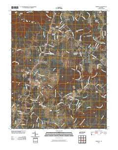 Grimsley Tennessee Historical topographic map, 1:24000 scale, 7.5 X 7.5 Minute, Year 2010
