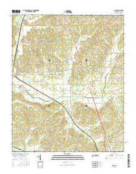 Guys Tennessee Current topographic map, 1:24000 scale, 7.5 X 7.5 Minute, Year 2016