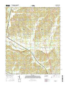 Guys Tennessee Current topographic map, 1:24000 scale, 7.5 X 7.5 Minute, Year 2016