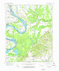Hales Point Tennessee Historical topographic map, 1:62500 scale, 15 X 15 Minute, Year 1961