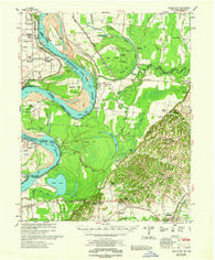 Hales Point Tennessee Historical topographic map, 1:62500 scale, 15 X 15 Minute, Year 1962