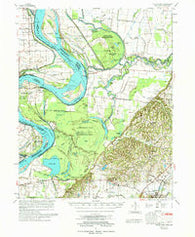 Hales Point Tennessee Historical topographic map, 1:62500 scale, 15 X 15 Minute, Year 1977