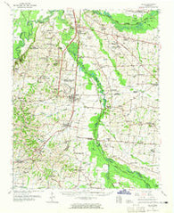 Halls Tennessee Historical topographic map, 1:62500 scale, 15 X 15 Minute, Year 1961
