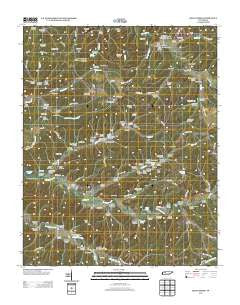 Halls Creek Tennessee Historical topographic map, 1:24000 scale, 7.5 X 7.5 Minute, Year 2013