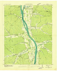 Harmon Creek Tennessee Historical topographic map, 1:24000 scale, 7.5 X 7.5 Minute, Year 1936