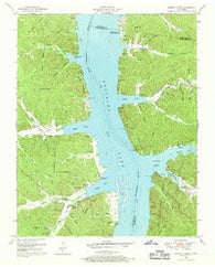 Harmon Creek Tennessee Historical topographic map, 1:24000 scale, 7.5 X 7.5 Minute, Year 1949