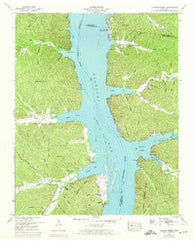 Harmon Creek Tennessee Historical topographic map, 1:24000 scale, 7.5 X 7.5 Minute, Year 1949