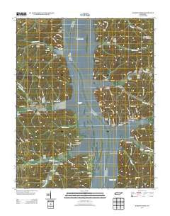 Harmon Creek Tennessee Historical topographic map, 1:24000 scale, 7.5 X 7.5 Minute, Year 2013