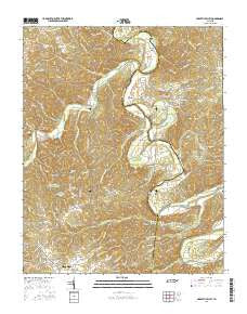Harpeth Valley Tennessee Current topographic map, 1:24000 scale, 7.5 X 7.5 Minute, Year 2016