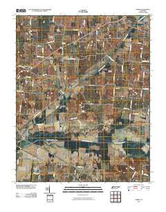 Harris Tennessee Historical topographic map, 1:24000 scale, 7.5 X 7.5 Minute, Year 2010