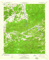 Hartford Tennessee Historical topographic map, 1:24000 scale, 7.5 X 7.5 Minute, Year 1940