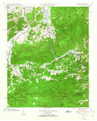 Hartford Tennessee Historical topographic map, 1:24000 scale, 7.5 X 7.5 Minute, Year 1940