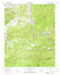 Hartford Tennessee Historical topographic map, 1:24000 scale, 7.5 X 7.5 Minute, Year 1940