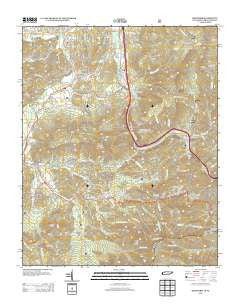 Hartford Tennessee Historical topographic map, 1:24000 scale, 7.5 X 7.5 Minute, Year 2013