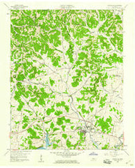 Hartsville Tennessee Historical topographic map, 1:24000 scale, 7.5 X 7.5 Minute, Year 1958