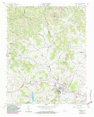 Hartsville Tennessee Historical topographic map, 1:24000 scale, 7.5 X 7.5 Minute, Year 1958