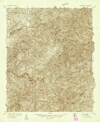 Haw Knob Tennessee Historical topographic map, 1:48000 scale, 15 X 15 Minute, Year 1933