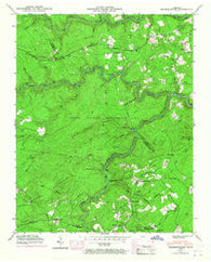 Hebbertsburg Tennessee Historical topographic map, 1:24000 scale, 7.5 X 7.5 Minute, Year 1943