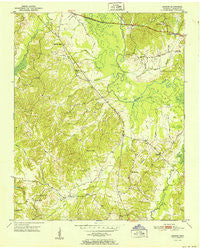 Hebron Tennessee Historical topographic map, 1:24000 scale, 7.5 X 7.5 Minute, Year 1951