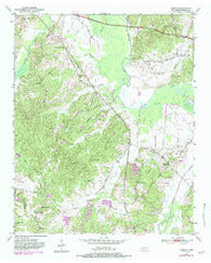 Hebron Tennessee Historical topographic map, 1:24000 scale, 7.5 X 7.5 Minute, Year 1950