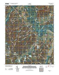 Hebron Tennessee Historical topographic map, 1:24000 scale, 7.5 X 7.5 Minute, Year 2010