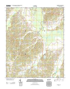 Hebron Tennessee Historical topographic map, 1:24000 scale, 7.5 X 7.5 Minute, Year 2013