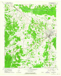 Henderson Tennessee Historical topographic map, 1:24000 scale, 7.5 X 7.5 Minute, Year 1961