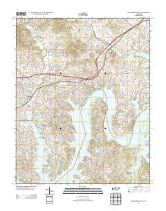 Hendersonville Tennessee Historical topographic map, 1:24000 scale, 7.5 X 7.5 Minute, Year 2013
