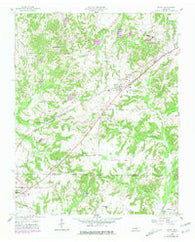 Henry Tennessee Historical topographic map, 1:24000 scale, 7.5 X 7.5 Minute, Year 1955