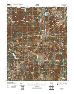 Henry Tennessee Historical topographic map, 1:24000 scale, 7.5 X 7.5 Minute, Year 2010