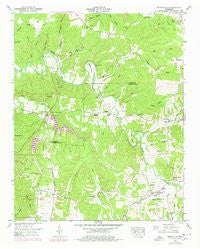 Henryville Tennessee Historical topographic map, 1:24000 scale, 7.5 X 7.5 Minute, Year 1951