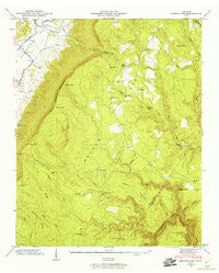 Henson Gap Tennessee Historical topographic map, 1:24000 scale, 7.5 X 7.5 Minute, Year 1946