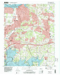Hermitage Tennessee Historical topographic map, 1:24000 scale, 7.5 X 7.5 Minute, Year 1997