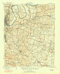 Hermitage Tennessee Historical topographic map, 1:62500 scale, 15 X 15 Minute, Year 1932