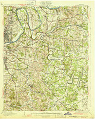 Hermitage Tennessee Historical topographic map, 1:62500 scale, 15 X 15 Minute, Year 1932