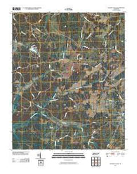 Hickory Valley Tennessee Historical topographic map, 1:24000 scale, 7.5 X 7.5 Minute, Year 2010