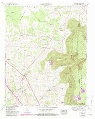 Hillsboro Tennessee Historical topographic map, 1:24000 scale, 7.5 X 7.5 Minute, Year 1953