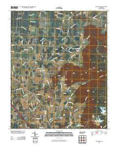 Hillsboro Tennessee Historical topographic map, 1:24000 scale, 7.5 X 7.5 Minute, Year 2010